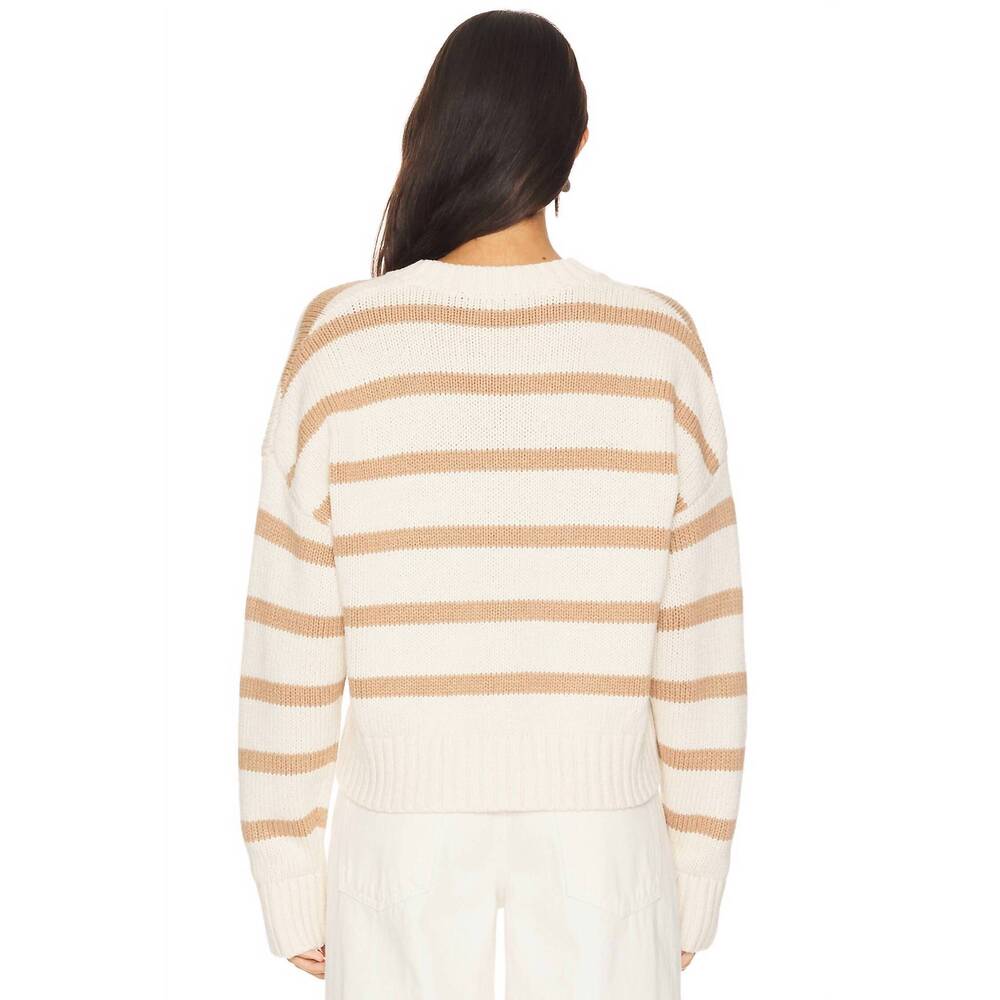 NEW KULE edith sweater in cream/toffee - Picture 4 of 6